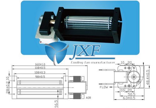 橫流散熱風(fēng)扇JXF30x90AC